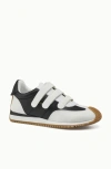 Jslides Footwear Lyla Sneaker In White Black