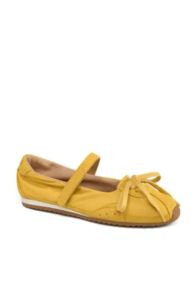 Jslides Footwear Pavia Mary Jane Sneaker In Yellow