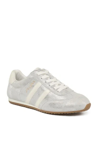 Jslides Footwear Peggy Sneaker In Silver
