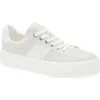 Jslides Gilda Platform Sneaker In White/silver