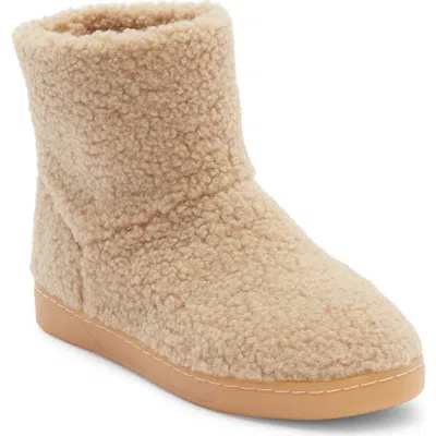 Jslides Honor Faux Shearling Boot In Neutral
