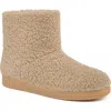 Jslides Honor Shearling Boot In Brown