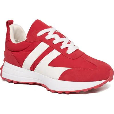 Jslides Janey Sneaker In Red