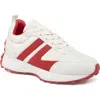 Jslides Janey Sneaker In White/orange
