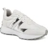 Jslides Janey Sneaker In White/silver