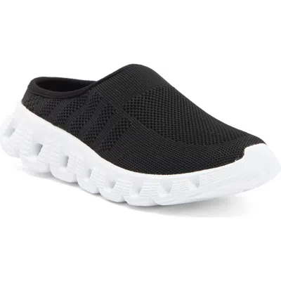 Jslides Knit Mule In Black