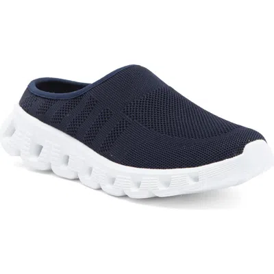 Jslides Knit Mule In Navy