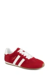 Jslides Low Top Sneaker In Red/white