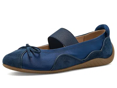 J/slides Marion Women's Shoes Navy: 6.5 M, Satin/suede In Multi