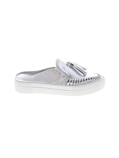 Pre-owned J/slides Mule/clog In Silver