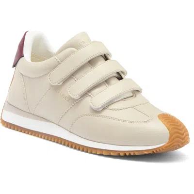 J/slides Nyc Jslides Lisa Sneaker In Off White/whine