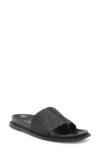 J/slides Nyc Rafina Slide Sandal In Black Stretch