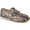 Jslides Palmer Leather Loafer In Animal Print