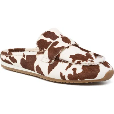 Jslides Paula Leather Mule In Multi