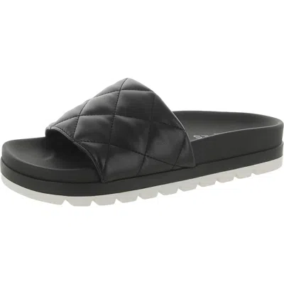 J/slides Rio Luxe Womens Faux Leather Slide Sandals In Multi