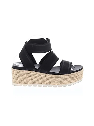 Pre-owned J/slides Sandals In Black