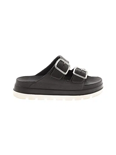 Pre-owned J/slides Sandals In Black