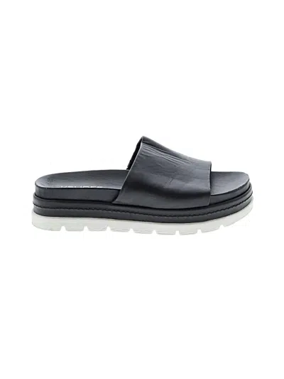 Pre-owned J/slides Sandals In Black