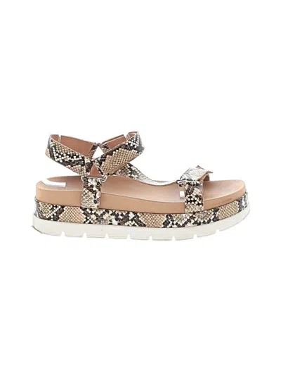 Pre-owned J/slides Sandals In Brown
