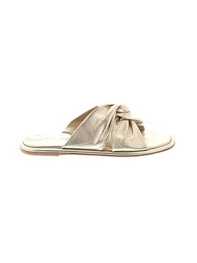 Pre-owned J/slides Sandals In Gold