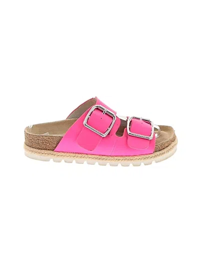 Pre-owned J/slides Sandals In Pink
