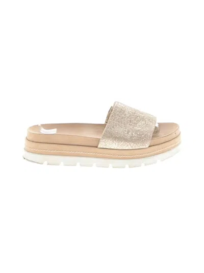 Pre-owned J/slides Sandals In Tan