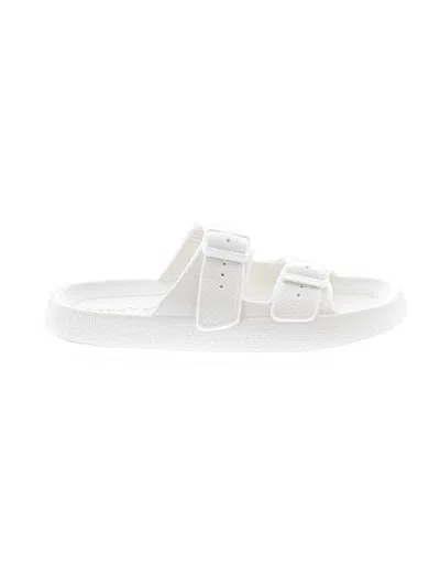 Pre-owned J/slides Sandals In White