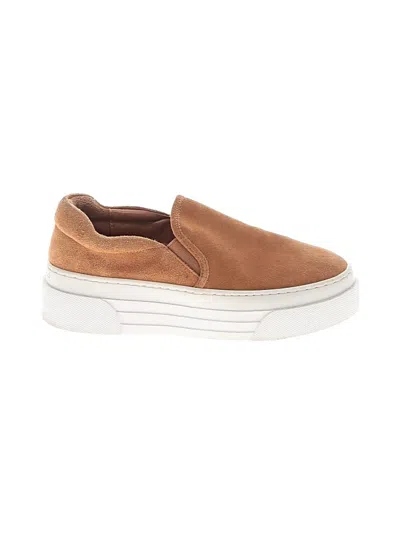 Pre-owned J/slides Sneakers In Tan