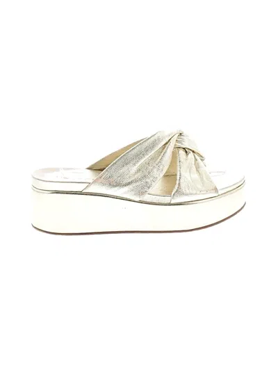 Pre-owned J/slides Wedges In Gold