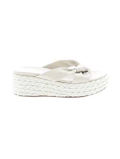 Pre-owned J/slides Wedges In White