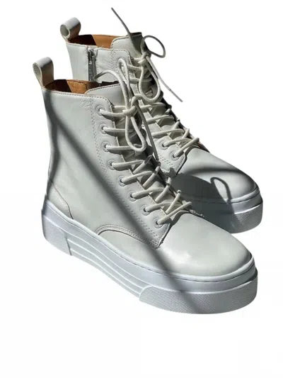 J/slides Women's Andre Hi-top Sneaker In White In Multi