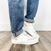J/slides Women's Gabbie Sneaker In White/sand In Multi
