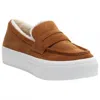 J/slides Women's Giles Suede Slip-on Shoes In Brown In Brown