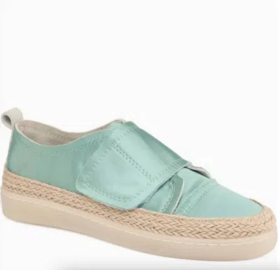 J/slides Women's Hollis Low Top Slip-on Shoes In Light Green Hue In Blue