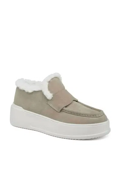 J/slides Women's Junie Sneakers In Taupe In Animal Print
