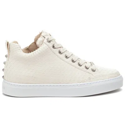 J/slides Women's Leesa Cut Embossed Sneakers In Off White Embossed In Neutral