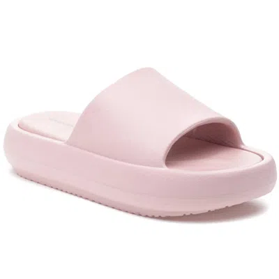 J/slides Women's Squish Slide In Light Pink