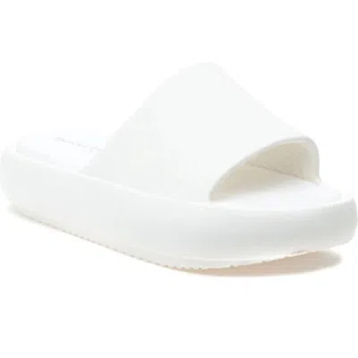 J/slides Women's Squish Slides In White