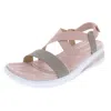 Jsport By Jambu Sunny Womens Vegan Leather All-terra Traction Wedge Sandals In Multi