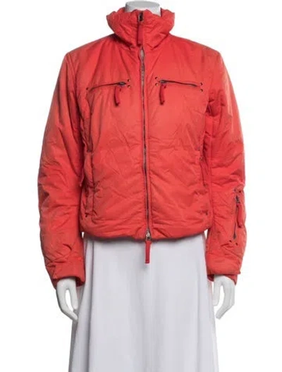 Pre-owned Jsx Nylon Down Jacket In Orange