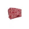 Juan Avellaneda X Seeiou Pink Stamp Toiletry Bag Large Size In Pink