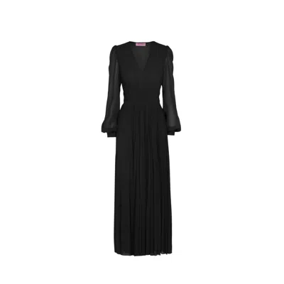 Juan Avellaneda X Seeiou Women's Grace Black Dress