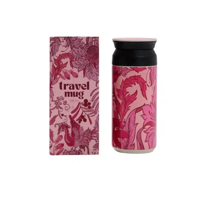Juan Avellaneda X Seeiou Women's Leak-proof Stainless Steel Thermos With Silicone Seal – Durable Travel Bottle - Pink