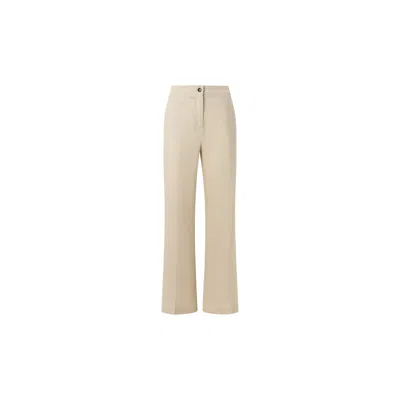 Juan Avellaneda X Seeiou Women's White Natural Linen Wide Leg Pants Charles