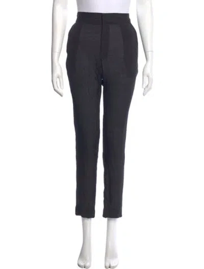 Pre-owned Juan Carlos Obando Straight Leg Pants In Gray