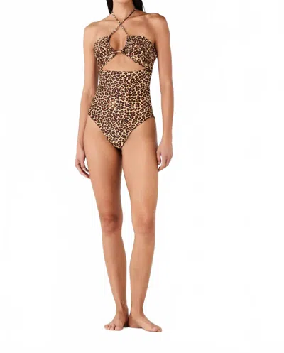 Juan De Dios Josefina One Piece Swimsuit In Jaguar Brown