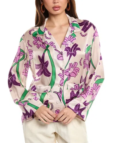 JUAN DE DIOS NOCHES DE LUNA SILK SHIRT