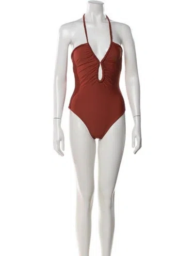 Pre-owned Juan De Dios One-piece W/ Tags In Orange