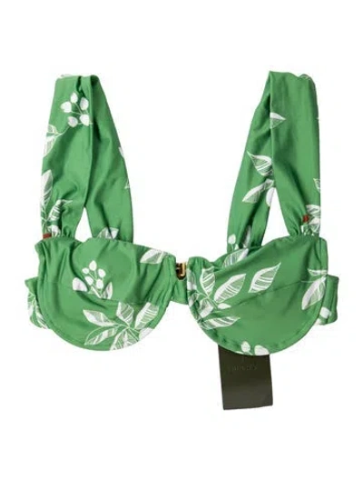 Pre-owned Juan De Dios Printed Top W/ Tags In Green