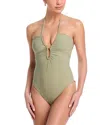 Juan De Dios Saint Trop One Piece Swimsuit In Sage